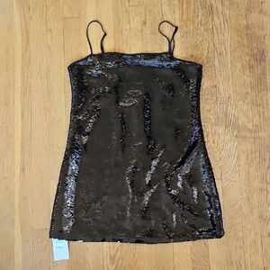 NWT Abercrombie & Fitch Sequin Dress M